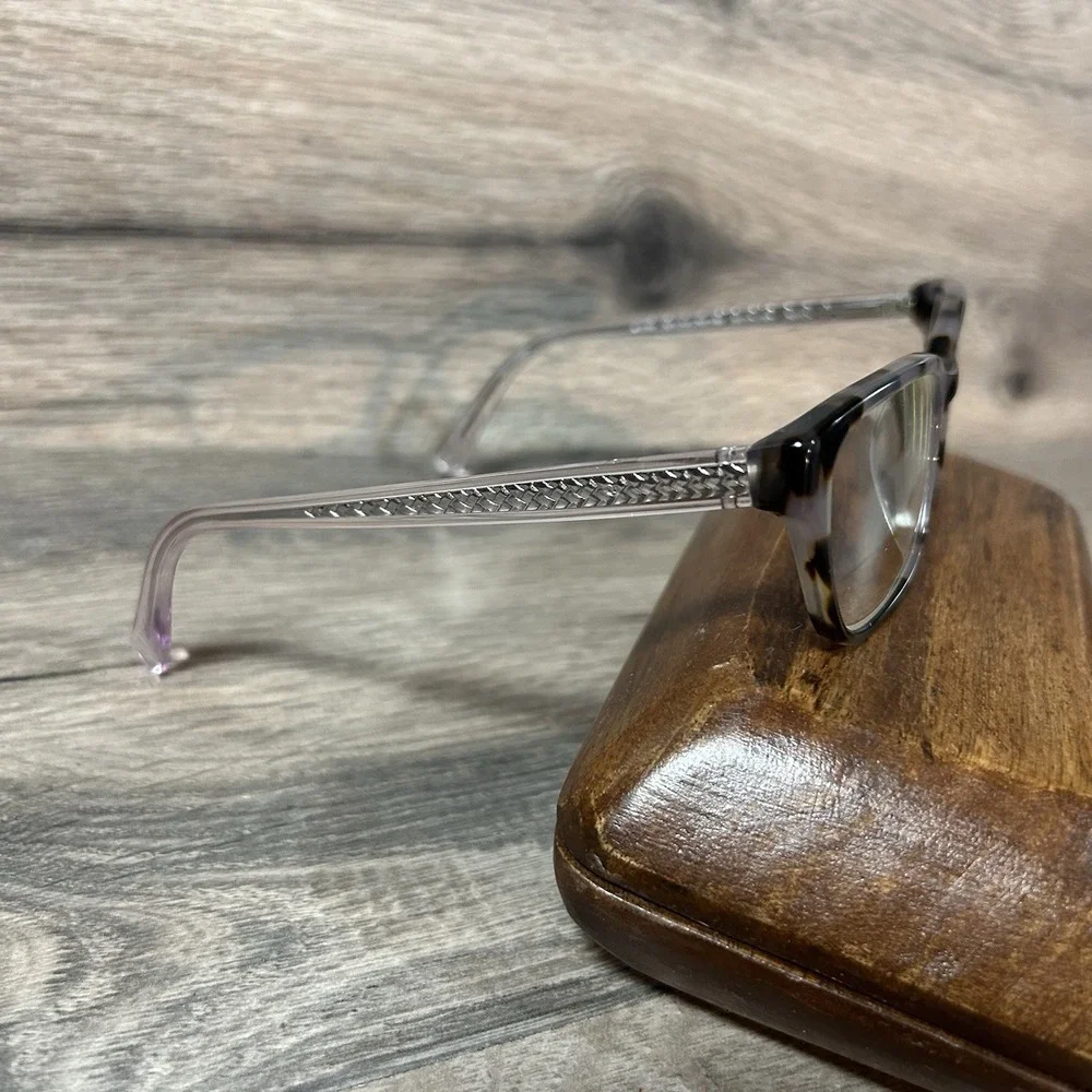 Cole Haan CH5024 Lilac‎ Tortoise Cat Eye Eyeglasses Frames Womens 52-17-135